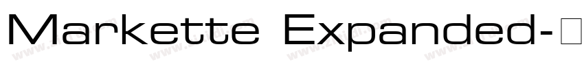 Markette Expanded字体转换